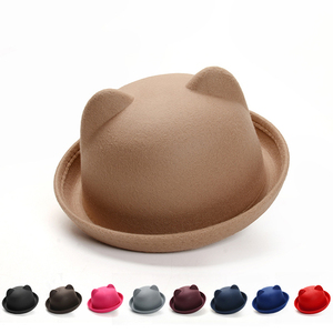Commande en <span class=keywords><strong>gros</strong></span> <span class=keywords><strong>Feutre</strong></span> De Laine Chapeau Bébés Avec Des Couleurs Mélangées - Product Image 1