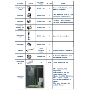 Promotionnel top qualité coulissante <span class=keywords><strong>porte</strong></span> <span class=keywords><strong>de</strong></span> douche en verre bouchon, <span class=keywords><strong>porte</strong></span> coulissante pour <span class=keywords><strong>la</strong></span> <span class=keywords><strong>toilette</strong></span> - Product Image 6