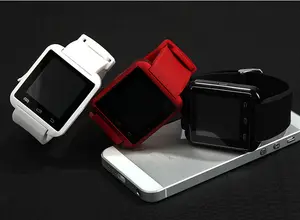 Teléfono Móvil reloj de pulsera U8 Lg128 Gt08 A1 MTK 6260 con tarjeta SIM Wireless BT 3,0 reloj inteligente Ios