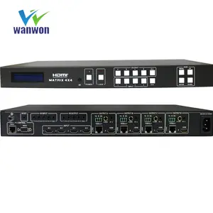 Soporte POE, función HDMI2.0... HDCP2.2 a HDBaseT código de 4x4, matriz HDMI más CAT5e/6/7