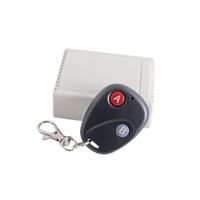 Télécommande universelle pour portail automatique 2/4 boutons 433 MHz fixe PT2262 2260 en silicone métallique, automatisation domestique sans fil facile