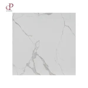 Hot sale low price white 600x600mm iran marble Interior Floor tile ceramic porcelain Glazed Porcelain metallic Tile