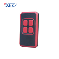 Télécommande d'ouverture de porte de garage YET2113 433 MHz à code d'apprentissage avec 4 boutons en plastique ABS certifiée ROHS