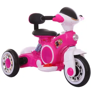 Трехколесный электрический детский моторный велосипед/новый детский трехколесный велосипед с мигающими колесами