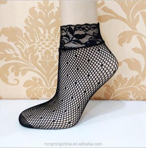 Chaussettes en résille noire, chaussettes élégantes et transparentes - Product Image 3