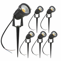 Luces de Jardín LED COB de 3W, 220V, 12 Voltios, con Estaca, Resistentes al Agua para Exteriores