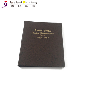Customized Cardboard Money Storage Holder Album Pockets Coin Collection Book Folder - Product Image 5