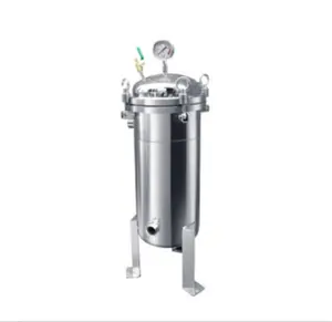 304/316LStainless steel filter tas aliran tinggi untuk minyak air limbah
