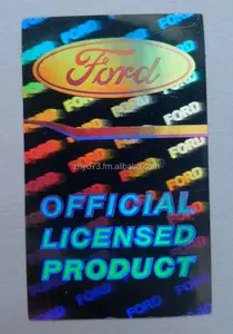 Anti fake Hologram sticker labels