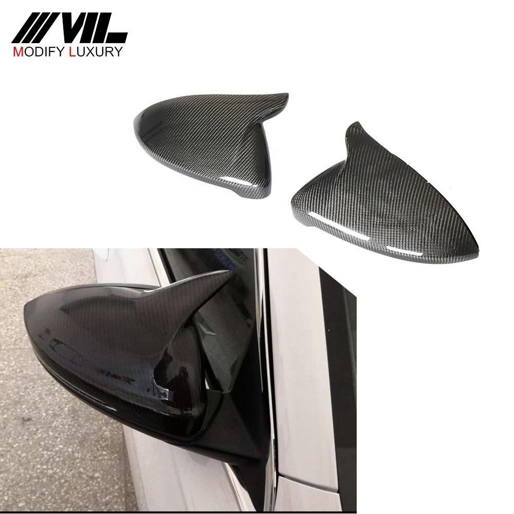 Чехол для заднего зеркала M Style MK7 из углеродного волокна для Volkswagen Golf7 GolfVII GTI MK7 7,5 R 2013-2019