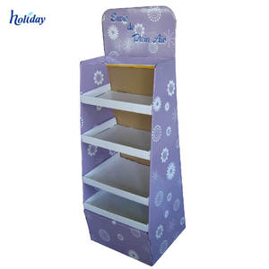 Promoción tienda al por menor pos soporte de exhibición, supermercado Punto de Venta de cartón soporte de exhibición de piso - Product Image 5