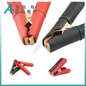 JIALUN 95mm 100A rame placcato alligatore batteria Clip nero coccodrillo rosso morsetto per il <span class=keywords><strong>Test</strong></span> di <span class=keywords><strong>alimentazione</strong></span> - Product Image 2