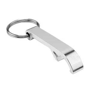 Nhãn Hiệu Riêng Chấp Nhận Được Tái Sử Dụng Kim Loại Mở Chai Chia Key Chain Keychain Số Lượng Lớn Nhôm Bia Wine Bottle Opener Keychain