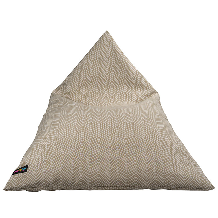 Mode toile triangle canapé pouf chaise avec canapé inclinable