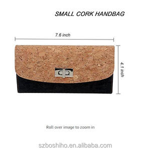 <span class=keywords><strong>Sac</strong></span> en cuir de liège écologique BOSHIHO avec bandoulière, portefeuille pour smartphone en <span class=keywords><strong>bois</strong></span>, sacs à main, pochette pour femmes - Product Image 3