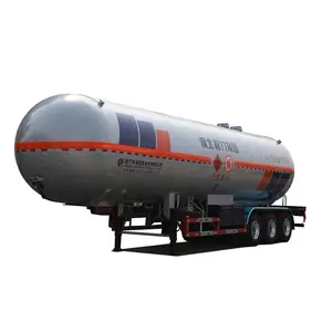 60000 Liters lpg semi trailer propane transport tank truck trailer