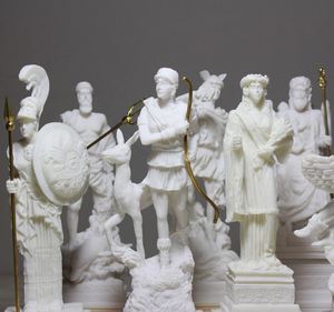 Greece Goddess Greek Gods Roman Figurine Zeus <strong>Ares</strong> Aphrodite Athena Alabaster Statue Hestia Demeter Hephaestus Poseidon Artemis