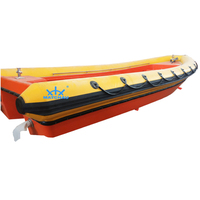 SOLAS Orange FRP Rettungsboot Gebrauchtes Rettungsboot zum Verkauf