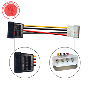15 Pin <span class=keywords><strong>SATA</strong></span> macho <span class=keywords><strong>a</strong></span> Molex <span class=keywords><strong>IDE</strong></span> 4 Pin hembra adaptador <span class=keywords><strong>de</strong></span> extensión Cable <span class=keywords><strong>de</strong></span> alimentación - Product Image 3