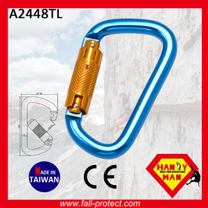 Mosquetón de Aluminio con Cierre Giratorio para Escalada Deportiva, Resistente y de Alta Calidad, con Certificado CE - Product Image 4