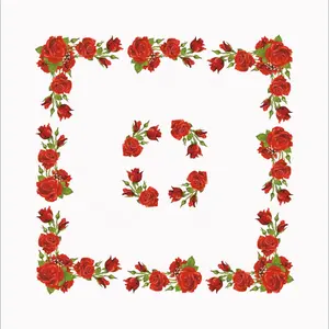 Mới Đến Red Rose Flower Thiết Kế 100% Polyester Bảng Vải Với Thiết Kế Tùy Chỉnh Khả Thi N Với <span class=keywords><strong>MOQ</strong></span> Thấp Nhất Chấp Nhận Được - Product Image 1