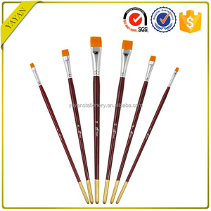 <span class=keywords><strong>Beaux</strong></span>-<span class=keywords><strong>Arts</strong></span> Fournisseur 6 PCS Synthétiques Dorés Aquarelle Artiste Pinceaux Ensemble, Brosse de Peinture Acrylique, visage Pinceaux De Peinture À L'huile - Product Image 2
