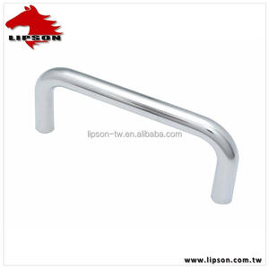 Poignée de porte de placard polie de qualité 304 HP-742-120, en acier inoxydable 304, pour tiroir, coffre, forme en U et en C, poignée industrielle - Product Image 4