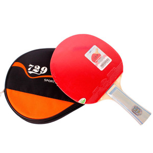 <span class=keywords><strong>Raquette</strong></span> de tennis de table pour débutants Friendship 729 avec caoutchouc de <span class=keywords><strong>ping</strong></span>-<span class=keywords><strong>pong</strong></span>, faible MOQ, commande d'essai - Product Image 1