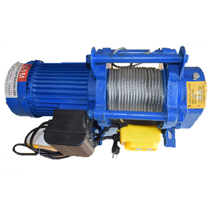 Küçük elektrikli vinç 220 v toptan almanya pazarı 2000 kg elektrikli vinç tel halat vinç kaldırma ekipmanları tekerlekli sandalye için - Product Image 5