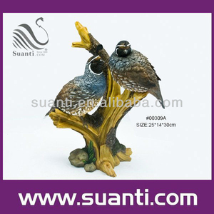 Shenzhen Üst Reçine El Boyalı Renkli Vahşi Hayvan Kuş Heykeli Ofis ve Ev Dekorasyon için - Product Image 3