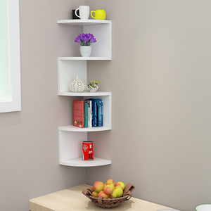 Estante de <span class=keywords><strong>Pared</strong></span> de <span class=keywords><strong>Madera</strong></span> para Decoración de Interiores, Diseño de Cinco Niveles o Más, en Oferta - Product Image 2