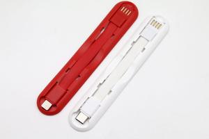 Chica colorido portátil 3 en 1 Ungrip carga Micro Usb fecha <span class=keywords><strong>Cable</strong></span> para teléfono inteligente - Product Image 5
