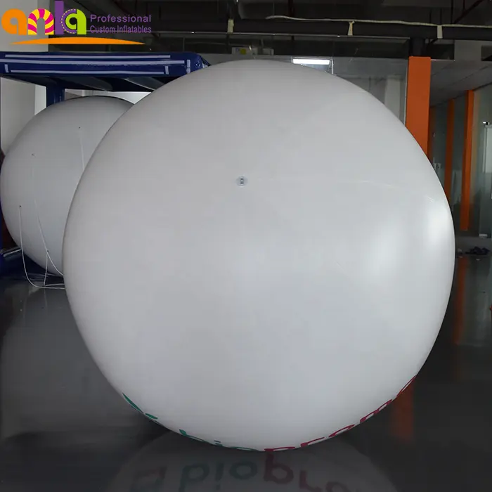 Blanco esfera inflable, globo gigante, globo de helio inflable para la venta