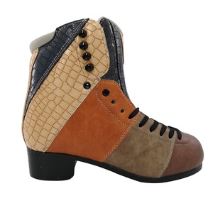 Bottes de patins <span class=keywords><strong>à</strong></span> roulettes, nouveauté, en cuir <span class=keywords><strong>artistique</strong></span> de haute qualité, bottes avec cadrans de vitesse en ligne - Product Image 2