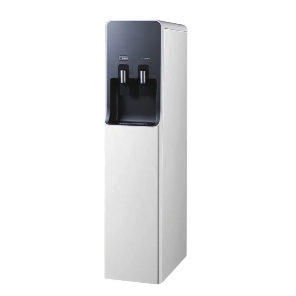Korean design household stand hot cold water purifier/ compressor cooling water dispenser with filters RO filtration