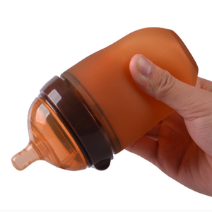 Biberón <span class=keywords><strong>de</strong></span> Silicona <span class=keywords><strong>Gio</strong></span>, Biberón <span class=keywords><strong>de</strong></span> Boca Ancha, Vaso Ajustable con Soporte para la Mano, Biberones Irrompibles, Cuidado del Bebé - Product Image 4