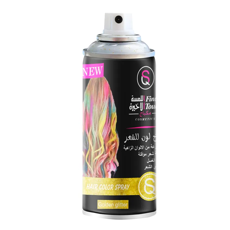 Best Temporary One Day Sprayable Perfume Hair Dye Neon Color Glitter Spray