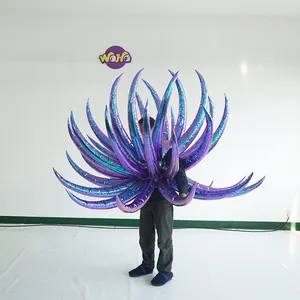 Traje inflável gigante da exposição da atividade comercial, traje inflável de balão para dança da festa