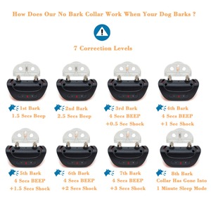 Collar de choque para perro de entrenamiento esclavo eléctrico con bloqueo deportivo - Product Image 3