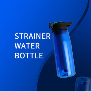 Bouteille d'<span class=keywords><strong>eau</strong></span> de Sport <span class=keywords><strong>alcaline</strong></span>, ml, bouteille avec paille, filtre à <span class=keywords><strong>eau</strong></span> au carbone - Product Image 2