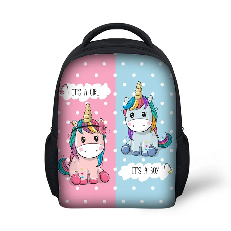 Animal Horse Unicorn Kids School Bag 3-6 anni zaino giornaliero per ragazzi e ragazze