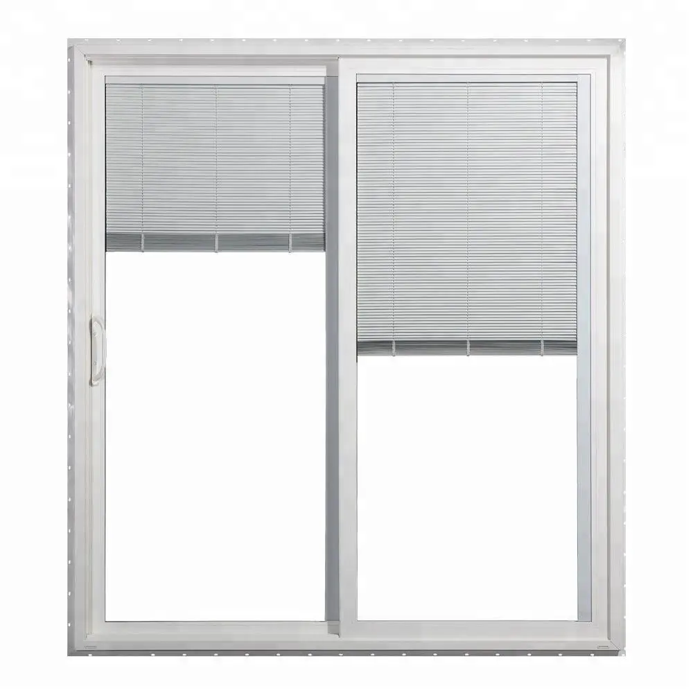 Minglei horizontale Vorhänge gleitglas außenbereich pvc-türen für balkon