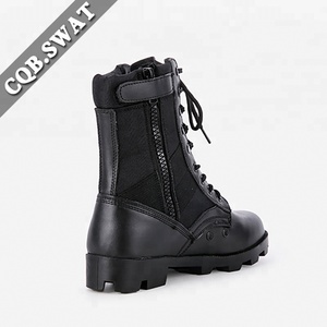 Bottes de combat en cuir véritable pour hommes <span class=keywords><strong>pas</strong></span> <span class=keywords><strong>cher</strong></span> prix été cheville hauteur caoutchouc chaussures d'hiver pour la saison d'hiver - Product Image 4