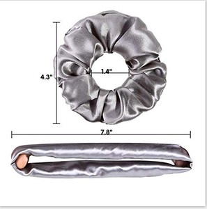 100% <strong>Silk</strong> Hair <strong>Headband</strong> with Elastic Ribbon Custom Size and Color <strong>Silk</strong> Scrunchies - Product Image 5
