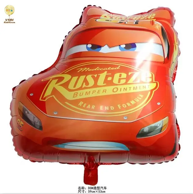 Nieuwe Producten Cartoon Karakter Auto Run Vorm Folie Helium Ballonnen Voor Kinderen Speelgoed Partij Decoratie