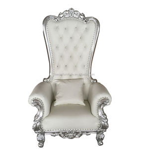 LC92 Bahasa Perancis <span class=keywords><strong>Baroque</strong></span> Tahta Kursi Pernikahan Tahta Kursi Perak Tahta Kursi - Product Image 1