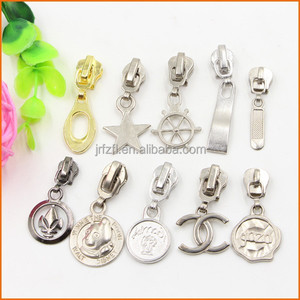 Personalizados de aleación de Zinc cable Slider tirador de la <span class=keywords><strong>cremallera</strong></span> / <span class=keywords><strong>cursor</strong></span> de la <span class=keywords><strong>cremallera</strong></span> aquí - Product Image 1