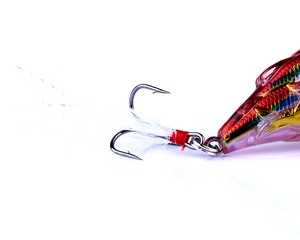 เหยื่อตก<span class=keywords><strong>ปลา</strong></span> Hengjia 7.5ซม. 9ก.,เหยื่อปลอมสำหรับโรงเรียน<span class=keywords><strong>ปลา</strong></span>ย่างภายในเหยื่อตกปลาพร้อมตะขอขนนก - Product Image 6