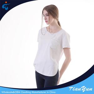 <span class=keywords><strong>Camicetta</strong></span> bianca di Design moderno con collo <span class=keywords><strong>a</strong></span> <span class=keywords><strong>barca</strong></span> manica corta alla moda in tessuto di Rayon da ragazza - Product Image 3