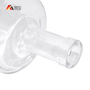 Giá Tốt Sang Trọng Hình <span class=keywords><strong>D</strong></span>ạng Độc Đáo Rõ Ràng Thủy Tinh 700Ml 750 Ml 75cl Cứng Chai Rượu Cho Rượu Whiskey Tequila Với Nút Chai Stopper - Product Image 2